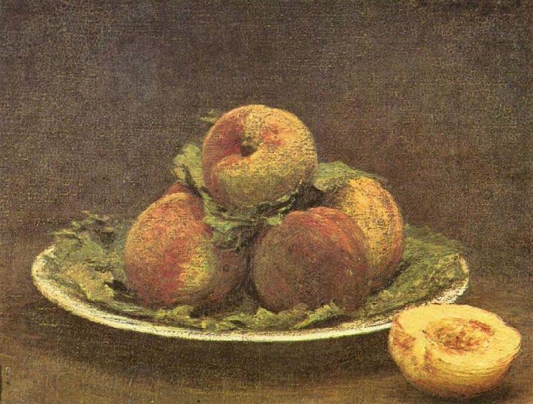 Henri Fantin-Latour Still Life with Peaches, Spain oil painting art
